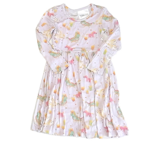 Posh Peanut Other - Posh Peanut Girls Pink Unicorn Dress size: 4T